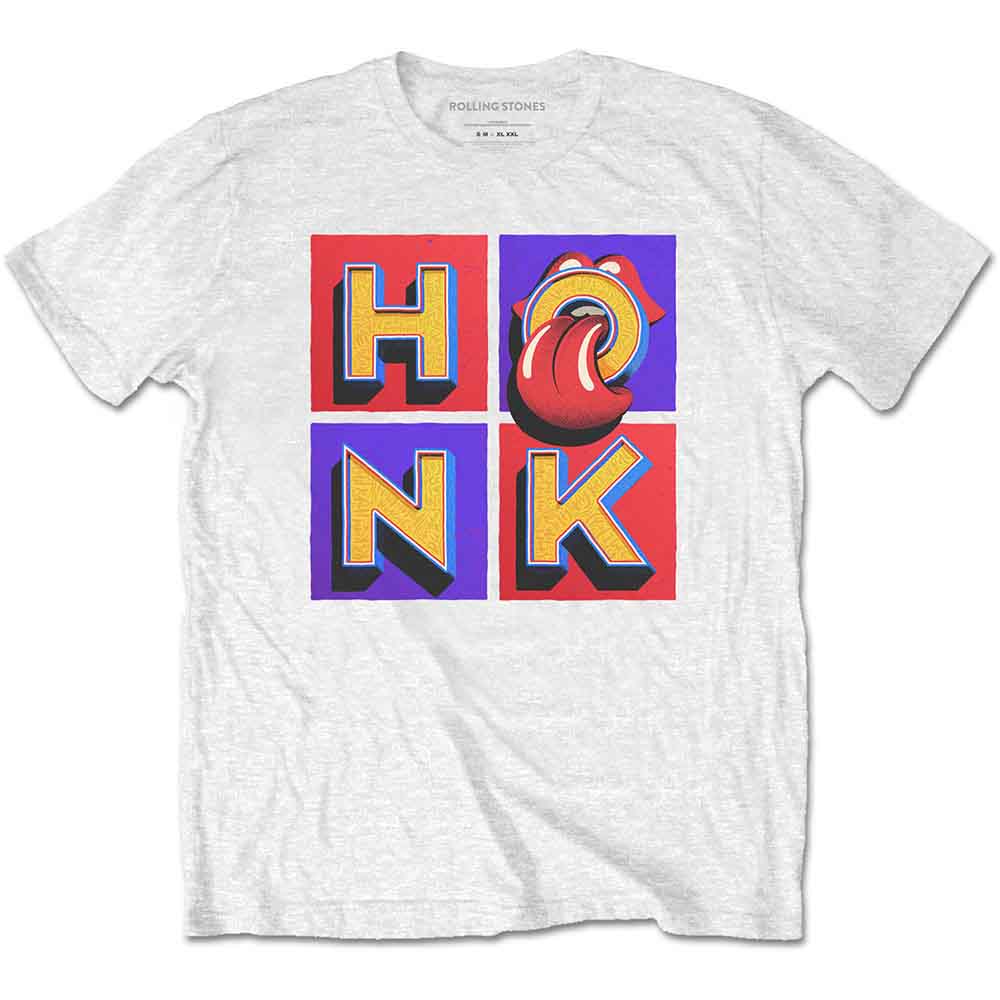 The Rolling Stones Unisex T-Shirt Honk Album White (S)