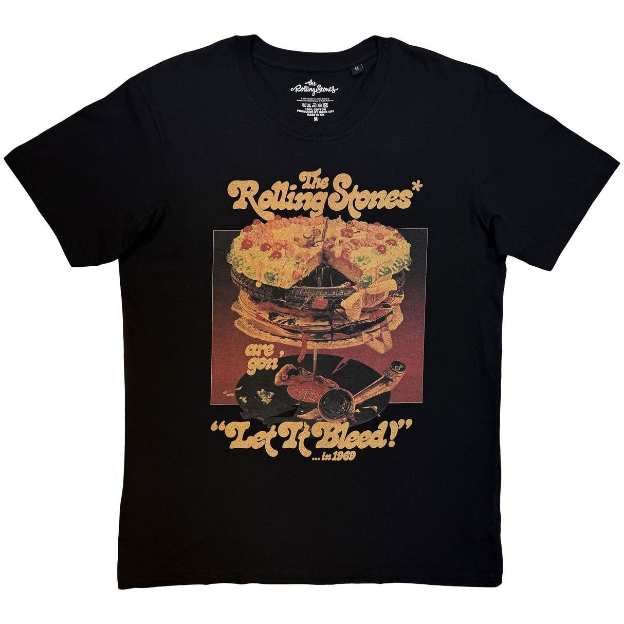 The Rolling Stones Unisex T-Shirt Let It Bleed Black (S)