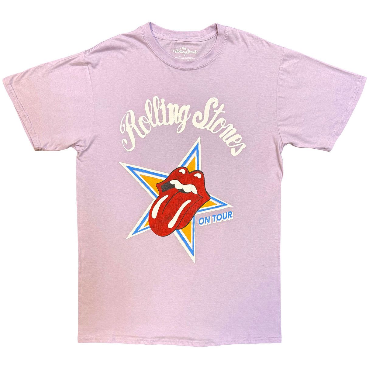 The Rolling Stones Unisex T-Shirt On Tour Purple (XXL)