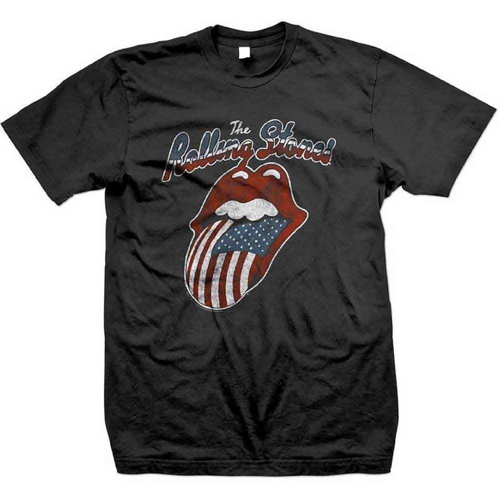 The Rolling Stones Men's T-Shirt Tour of America '78 Black (XXL)