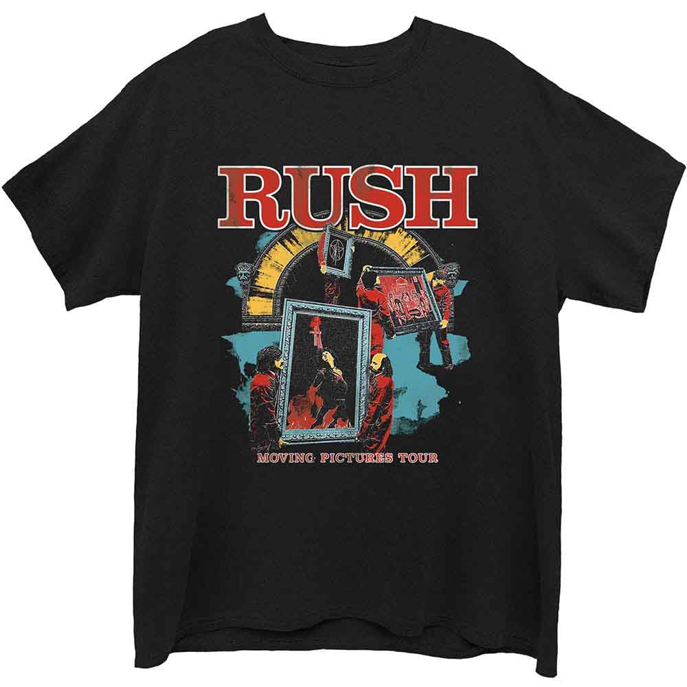 Rush Unisex T-Shirt Moving Pictures Black (XXL)