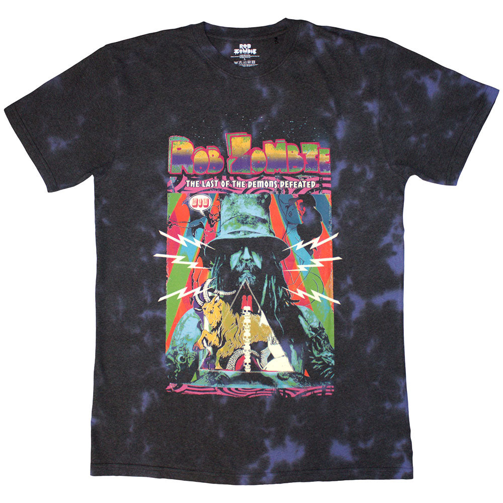Rob Zombie Unisex T-Shirt Last Of The Demons (Wash Collection) Black (XL)