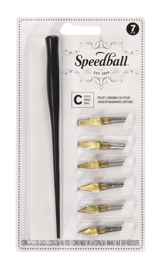 Speedball Calligraphy Pen Set C Series Blistercard