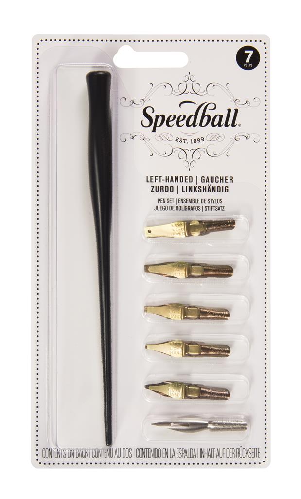 Speedball Calligraphy Pen Set Left-Handed Blistercard