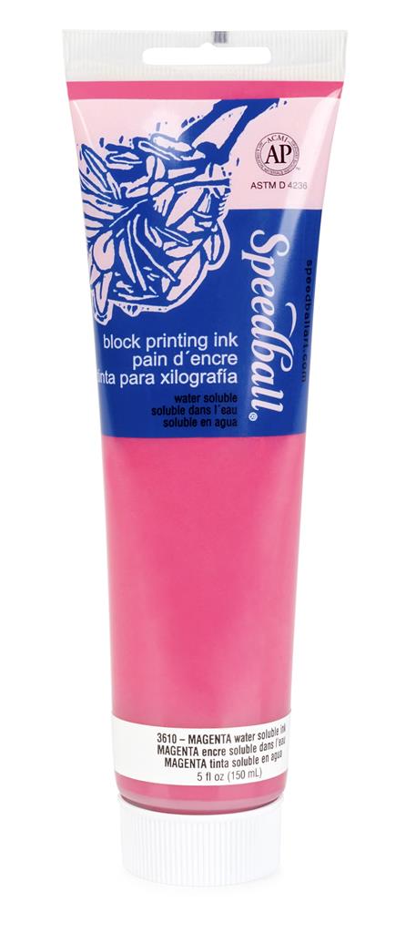 Speedball Water-Soluble Block Printing Ink Magenta 150ml (3610)