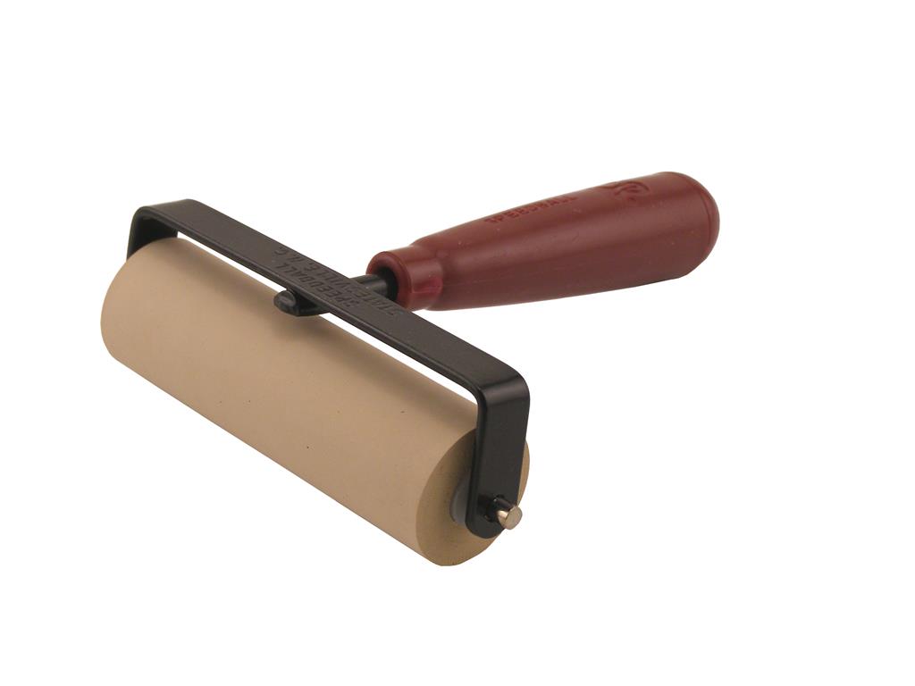 Speedball Soft Rubber Brayer Ink Roller 4.0" Heavy Duty Steel Handle Plastic Core