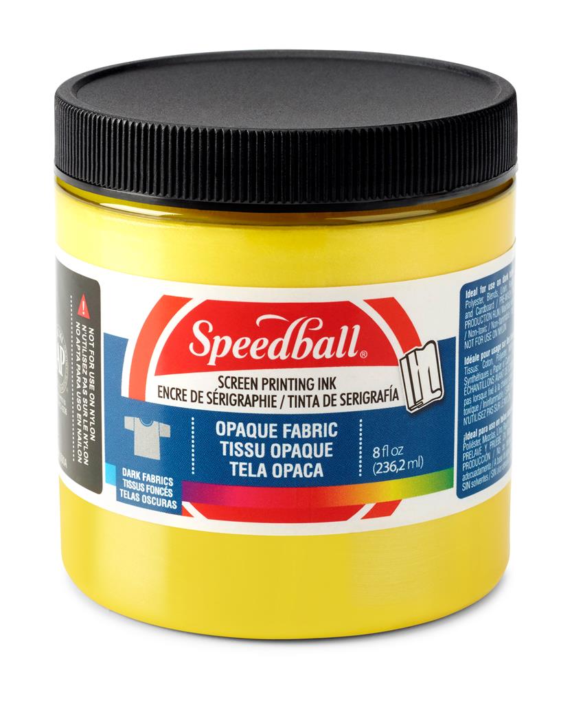 Speedball Opaque Fabric Screen Printing Ink Citrine 8oz (4805