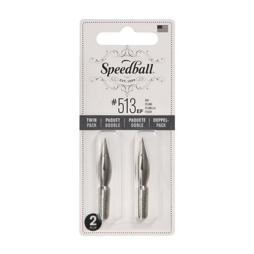 Speedball Calligraphy Pen Nib #513EF (2pk) Blistercard