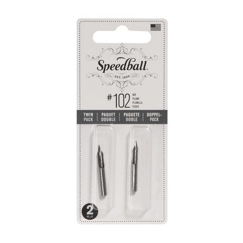 Speedball Calligraphy Pen Nib #102 (2pk) Blistercard