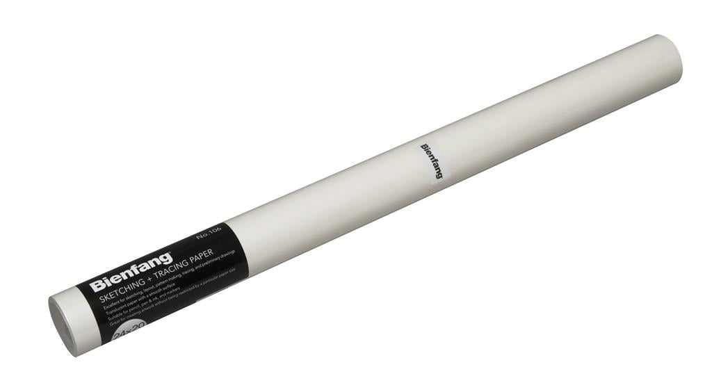 Speedball Bienfang #106 Sketching & Tracing Paper Roll 29gsm 60ft x 24" White