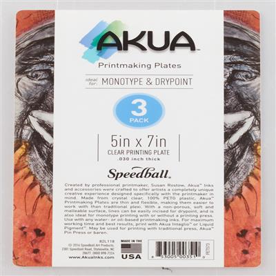 Speedball Akua Printmaking Plates 5" x 7" (3pk)