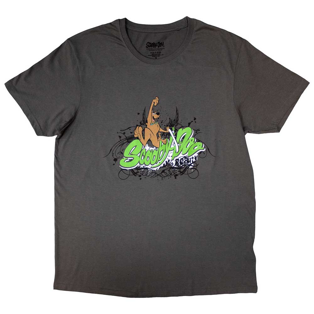 Scooby Doo Unisex T-Shirt Skateboard Grey (S)
