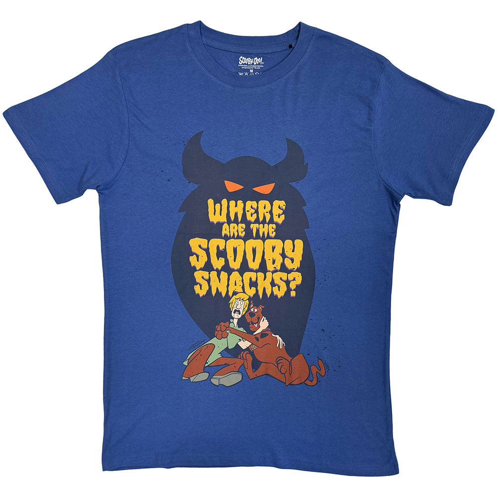 Scooby Doo Unisex T-Shirt Scooby Snacks Blue (S)