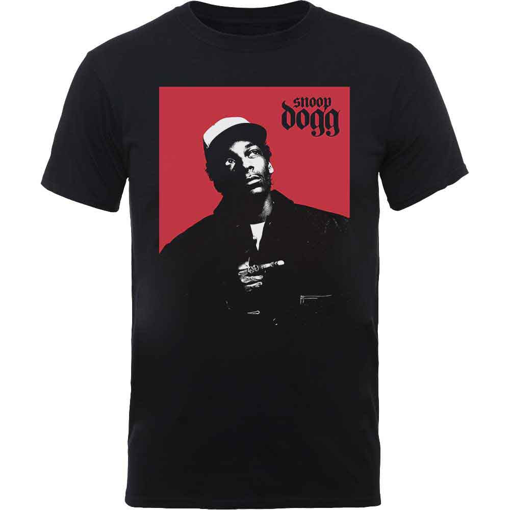 Snoop Dogg Men's T-Shirt Red Square Black (M)