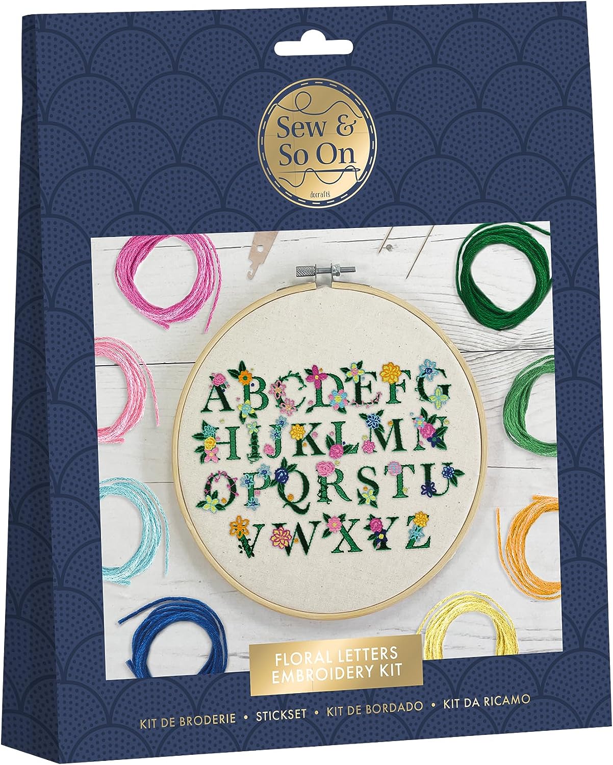 Sew & So On Embroidery Kit - Sample