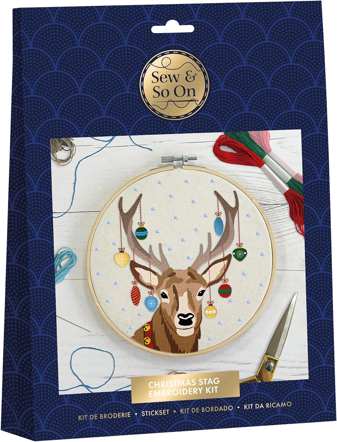 Sew & So On Embroidery Kit - Stag
