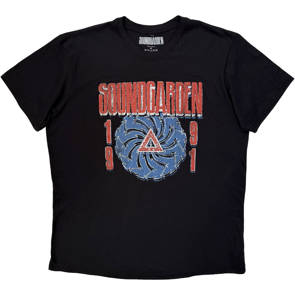 Soundgarden Unisex Carbon T-Shirt 1991 Black (XL)