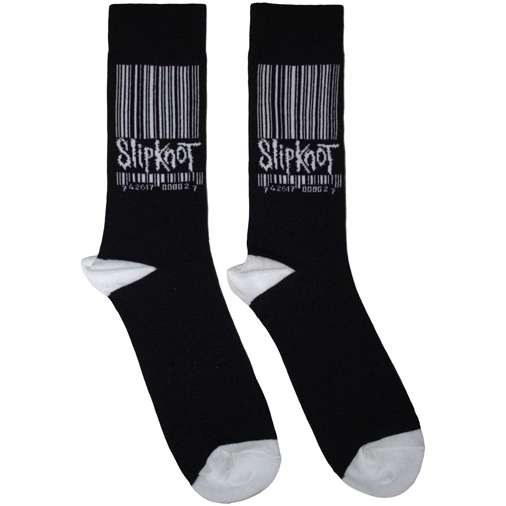 Slipknot Unisex Ankle Socks Large Barcode Logo Black (UK Size 6-11)