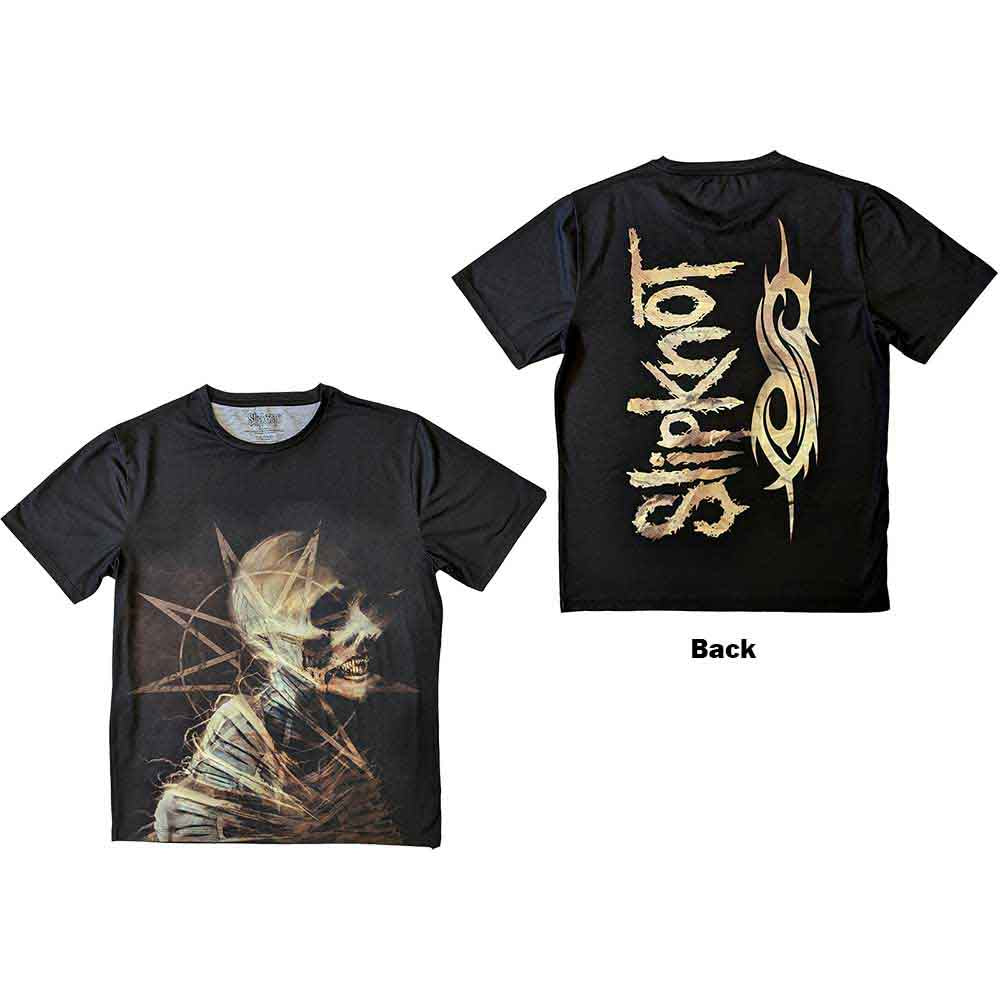 Slipknot Unisex T-Shirt Profile (Back Print) Black (M)
