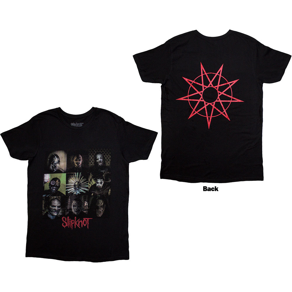 Slipknot Men's T-Shirt Blocks Black (S)