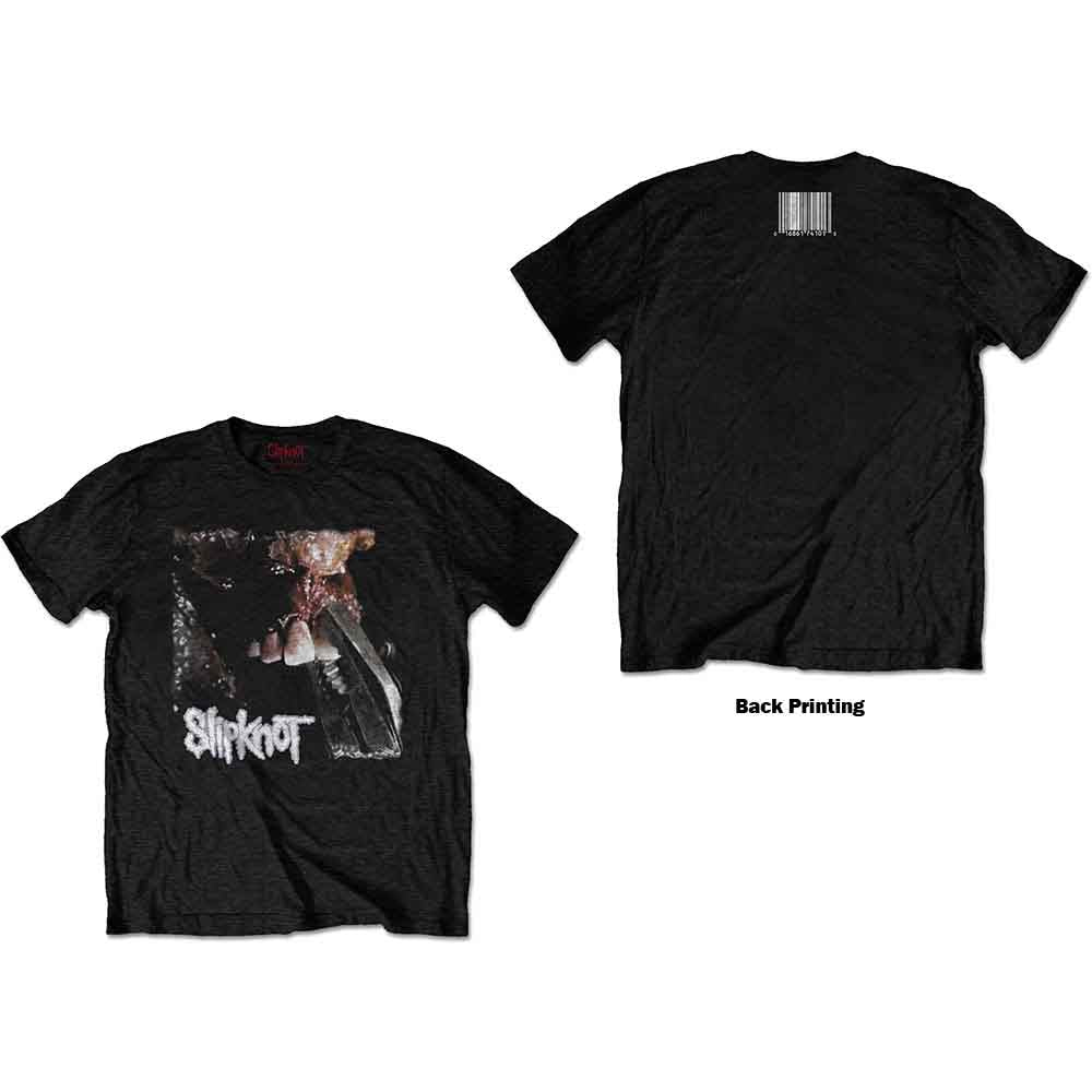 Slipknot Unisex T-Shirt Pulling Teeth (Back Print) Black (M)