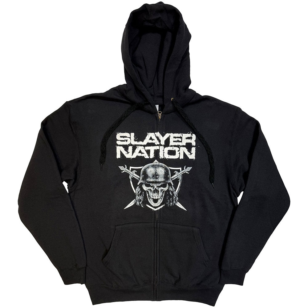 Slayer Men's Zipped Hoodie Slayer Nation Black (S)