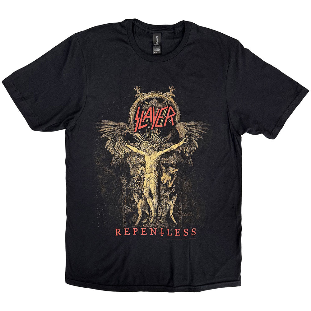 Slayer Men's T-Shirt Cruciform Skeletal Black (M)