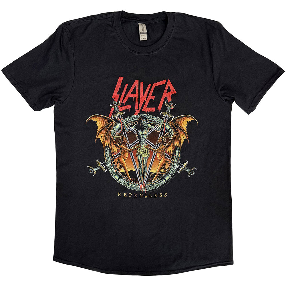 Slayer Men's T-Shirt Demon Christ Repentless Black (L)