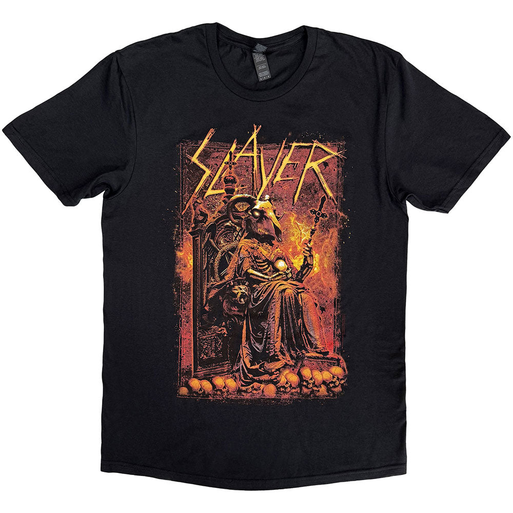Slayer Men's T-Shirt Goat Skull Black (L)