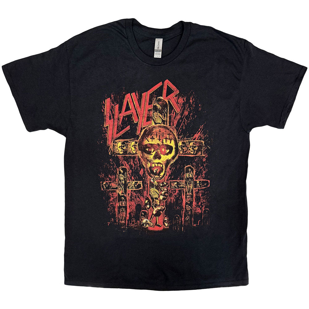 Slayer Unisex T-Shirt SOS Crucifiction Black (L)