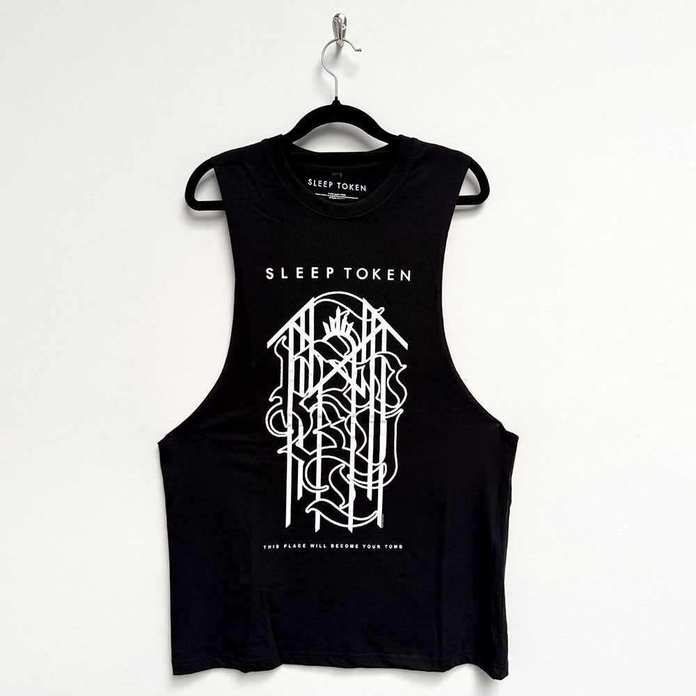 Sleep Token Unisex Vest T-Shirt Tomb Sigil Black (M)