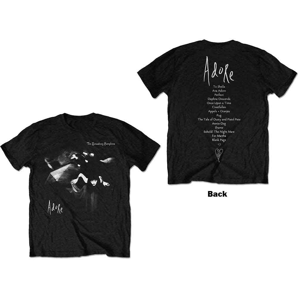 The Smashing Pumpkins Unisex T-Shirt Adore (Back Print) Black (XL)