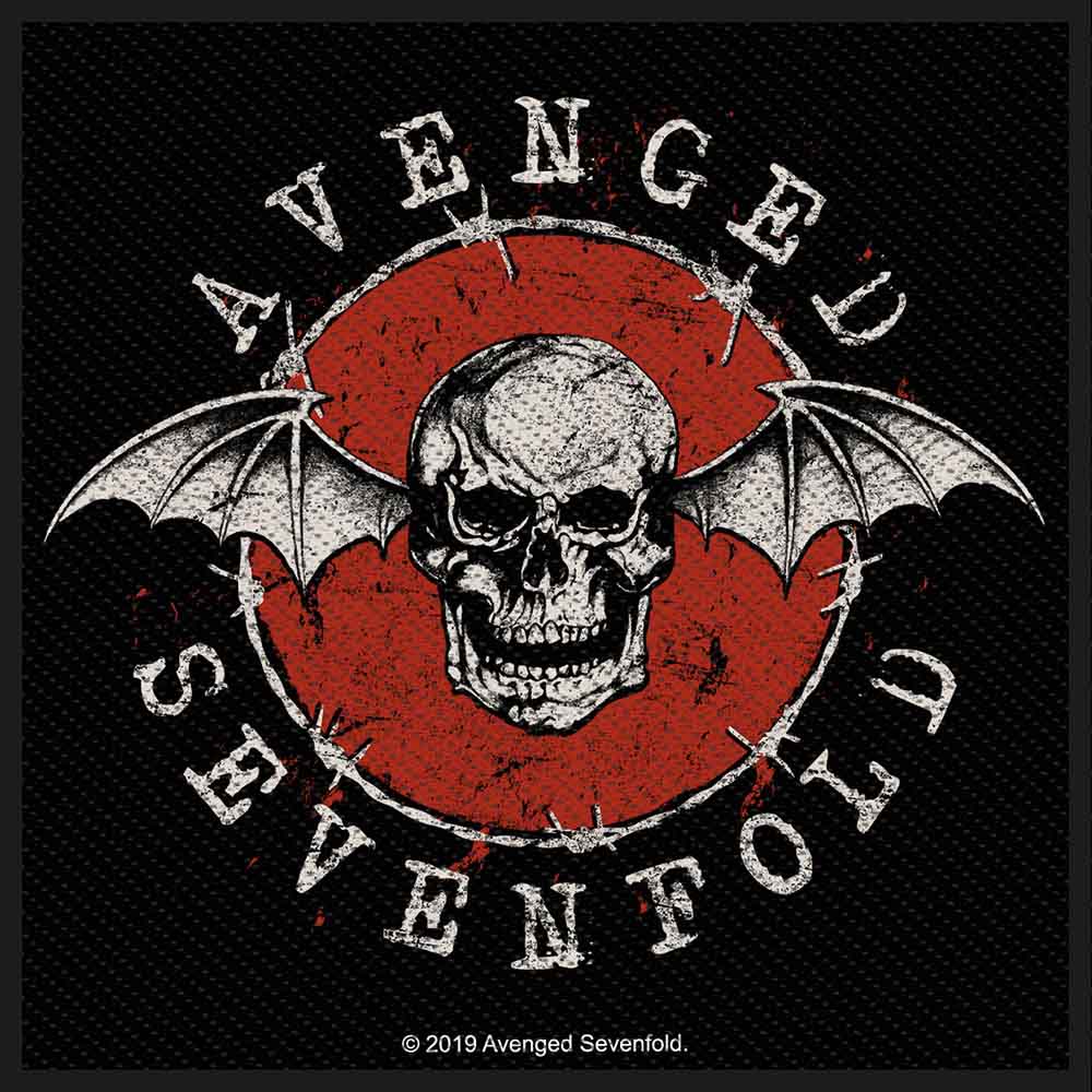 Avenged Sevenfold Standard Patch Distressed Skull (Loose)