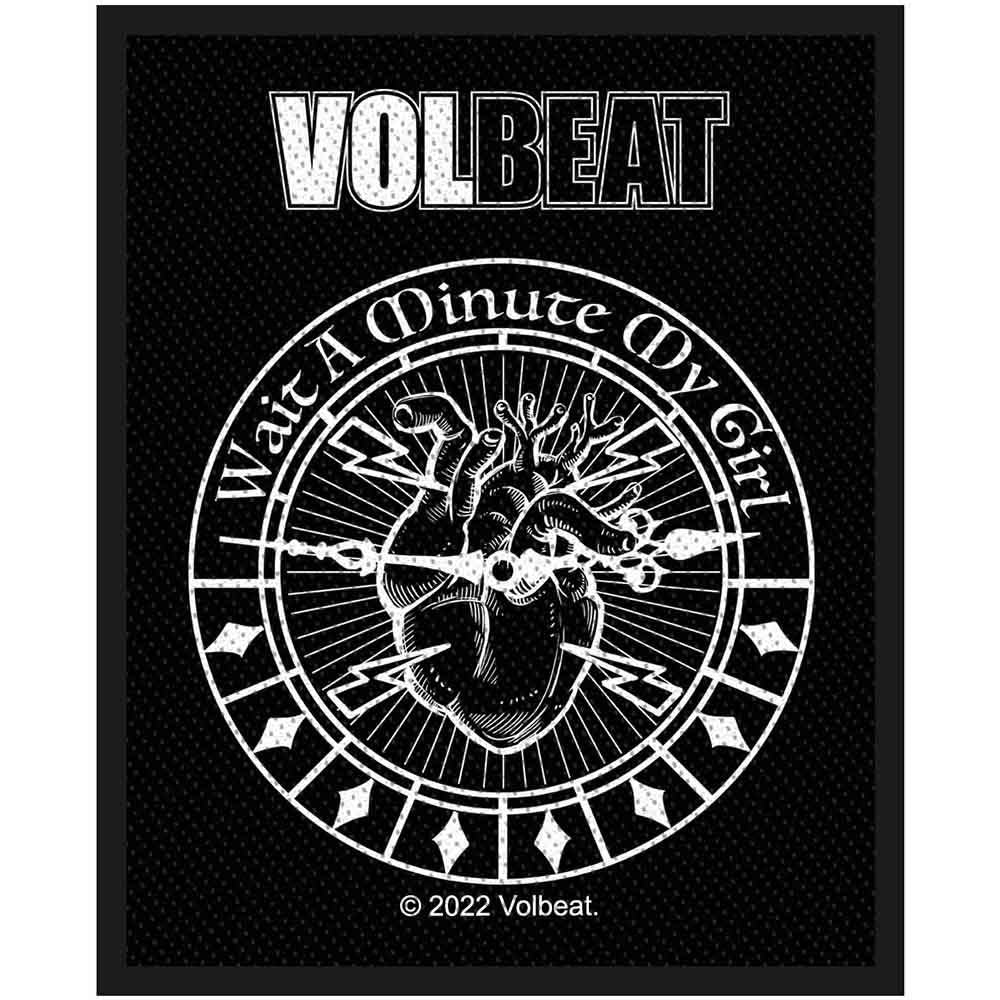 Volbeat Standard Patch Wait A Minute My Girl