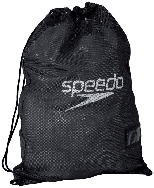 Speedo Equipment Mesh Wet Swimming Kit Bag Black