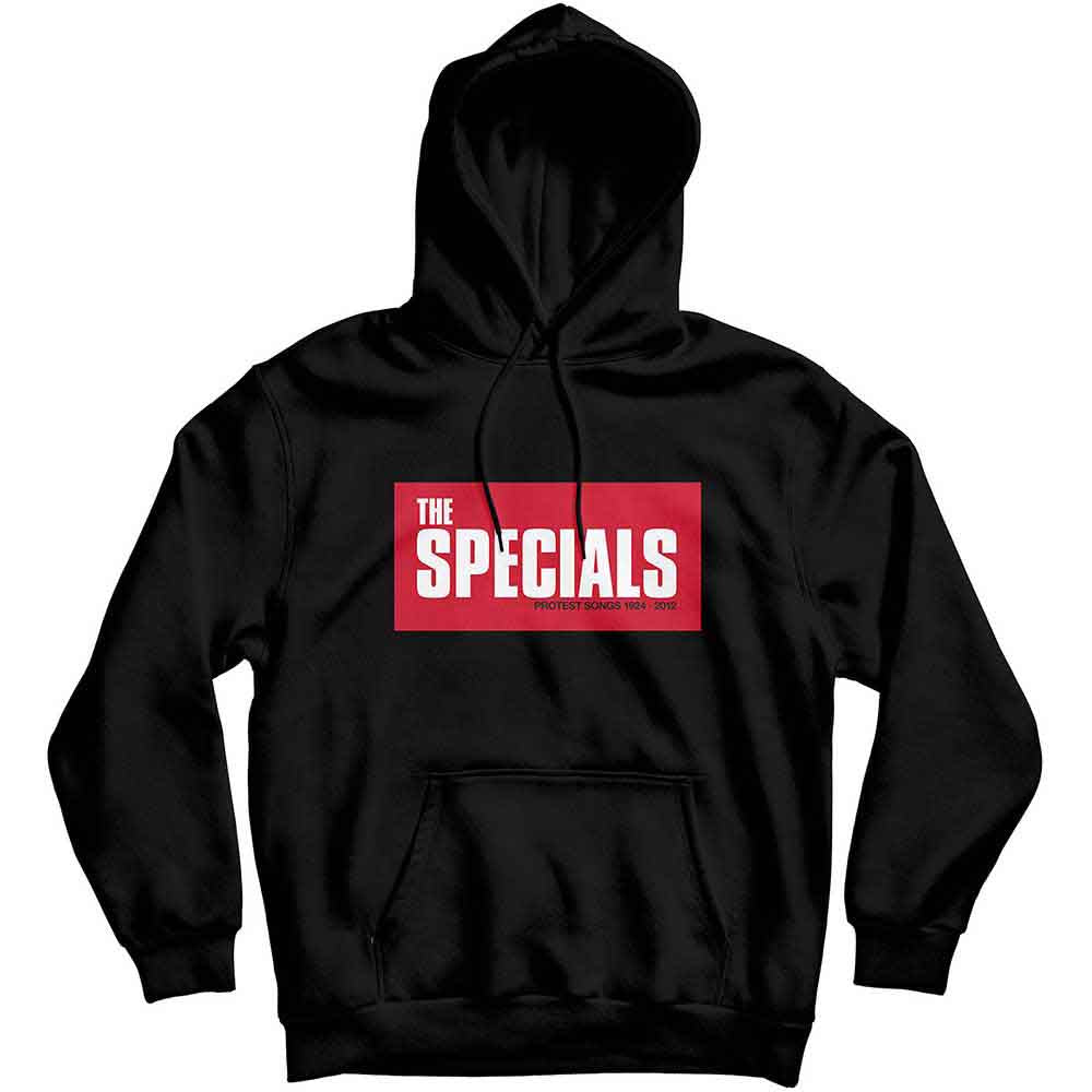 The Specials Unisex Pullover Hoodie Protest Songs Black (XL)