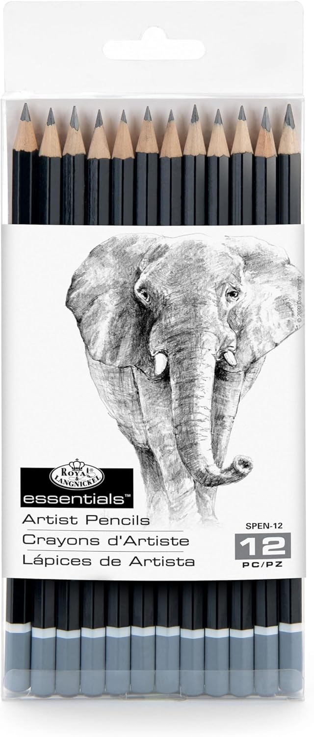 Royal & Langnickel Essential Artist Sketching Pencils 5H-6B (12pc)