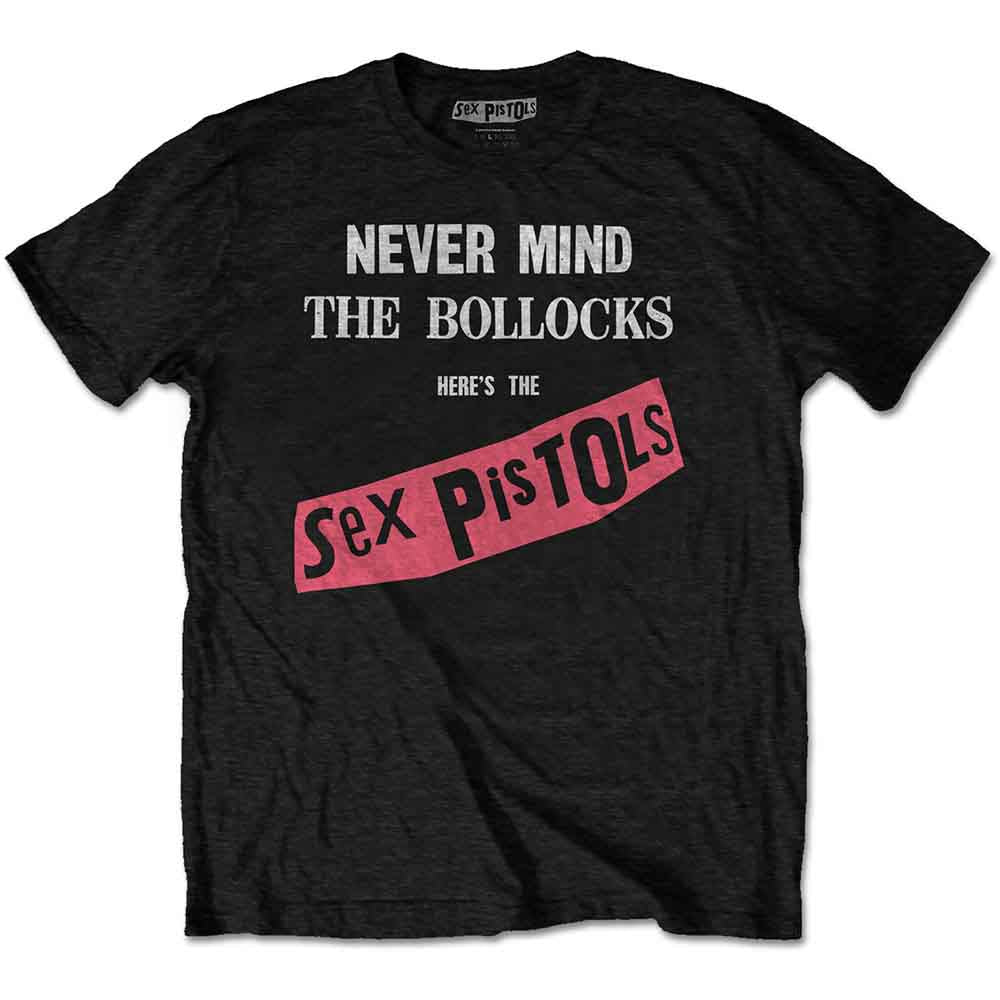 The Sex Pistols Unisex T-Shirt Never Mind The Bol**cks Black (S)