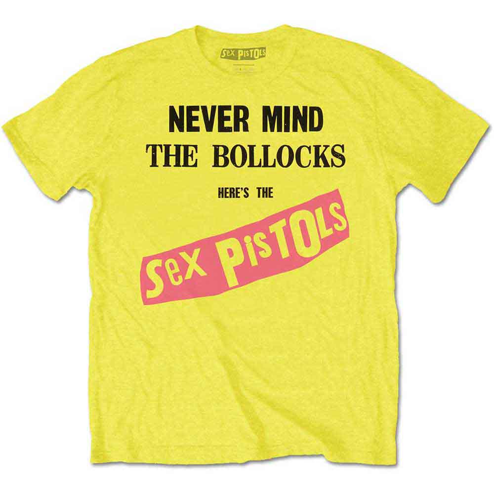 The Sex Pistols Men's T-Shirt NMTB Original Album Yellow (L)