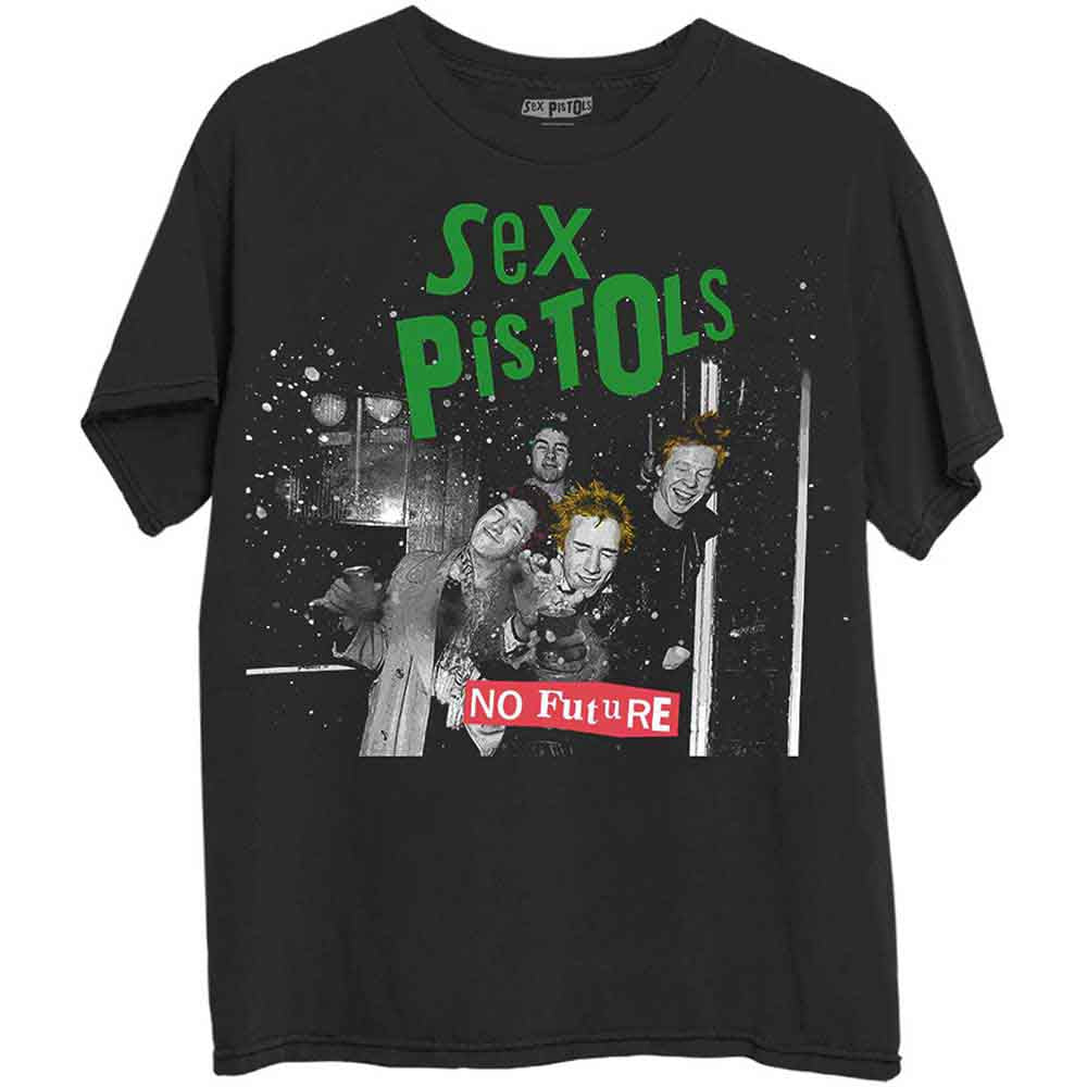 The Sex Pistols Unisex T-Shirt Cover Photo Black (XL)