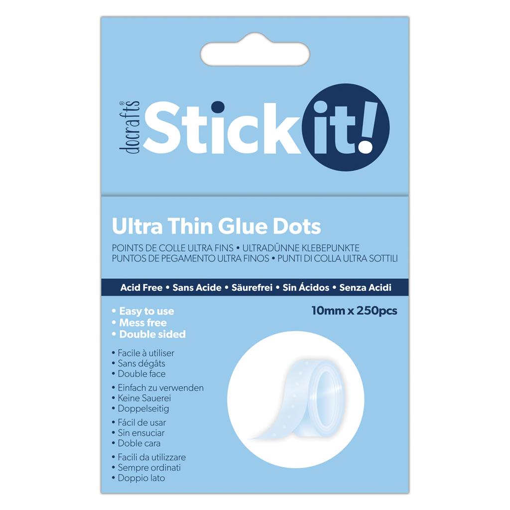 Stick It! Ultra Thin Glue Dots 10mm (250pc)
