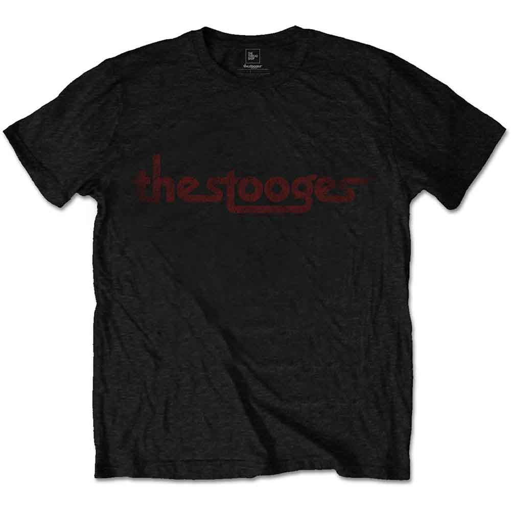 Iggy & The Stooges Men's T-Shirt Vintage Logo Black (L)