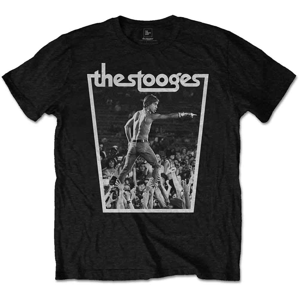 Iggy & The Stooges Men's T-Shirt Crowdwalk Black (XL)