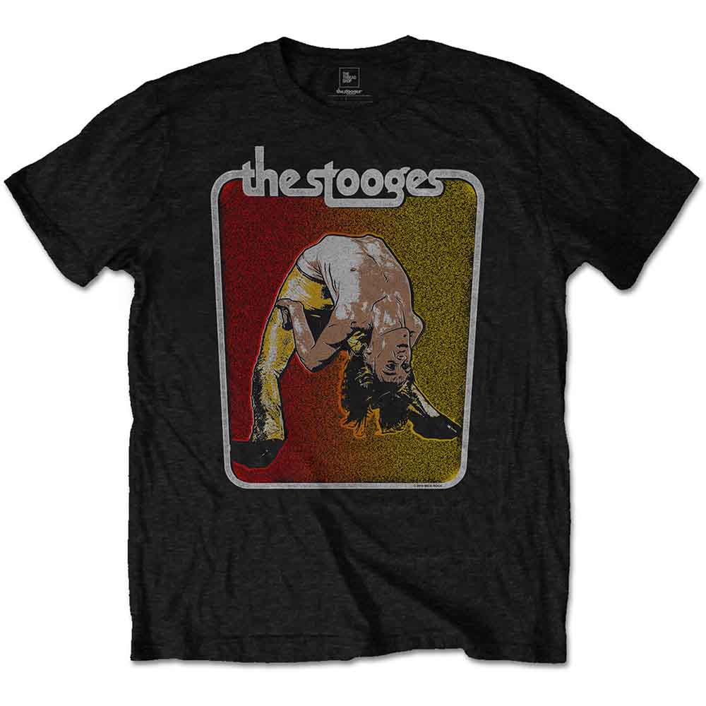 Iggy & The Stooges Men's T-Shirt Iggy Bent Double Black (S)