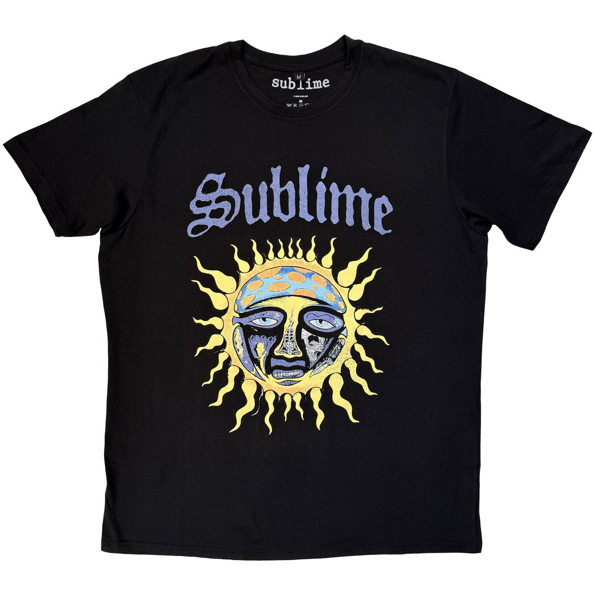 Sublime Unisex Carbon T-Shirt Sun Logo Black (XL)