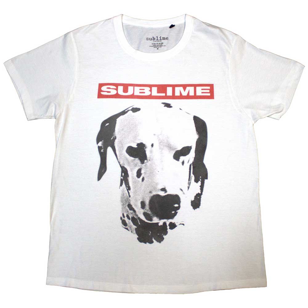 Sublime Unisex T-Shirt Dog White (M)