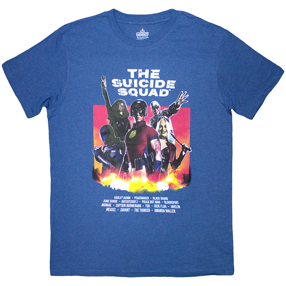 DC Comics Unisex T-Shirt Suicide Squad Poster (M)