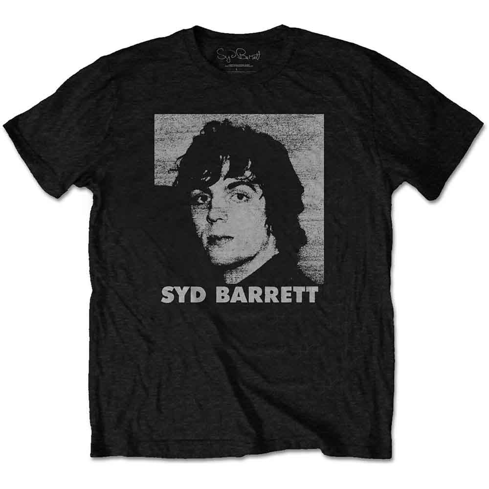 Syd Barrett Men's T-Shirt Headshot Black (XL)