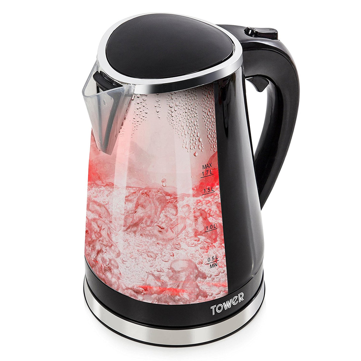 Tower T10012 2200W 1.7L LED Colour Changing Jug Kettle
