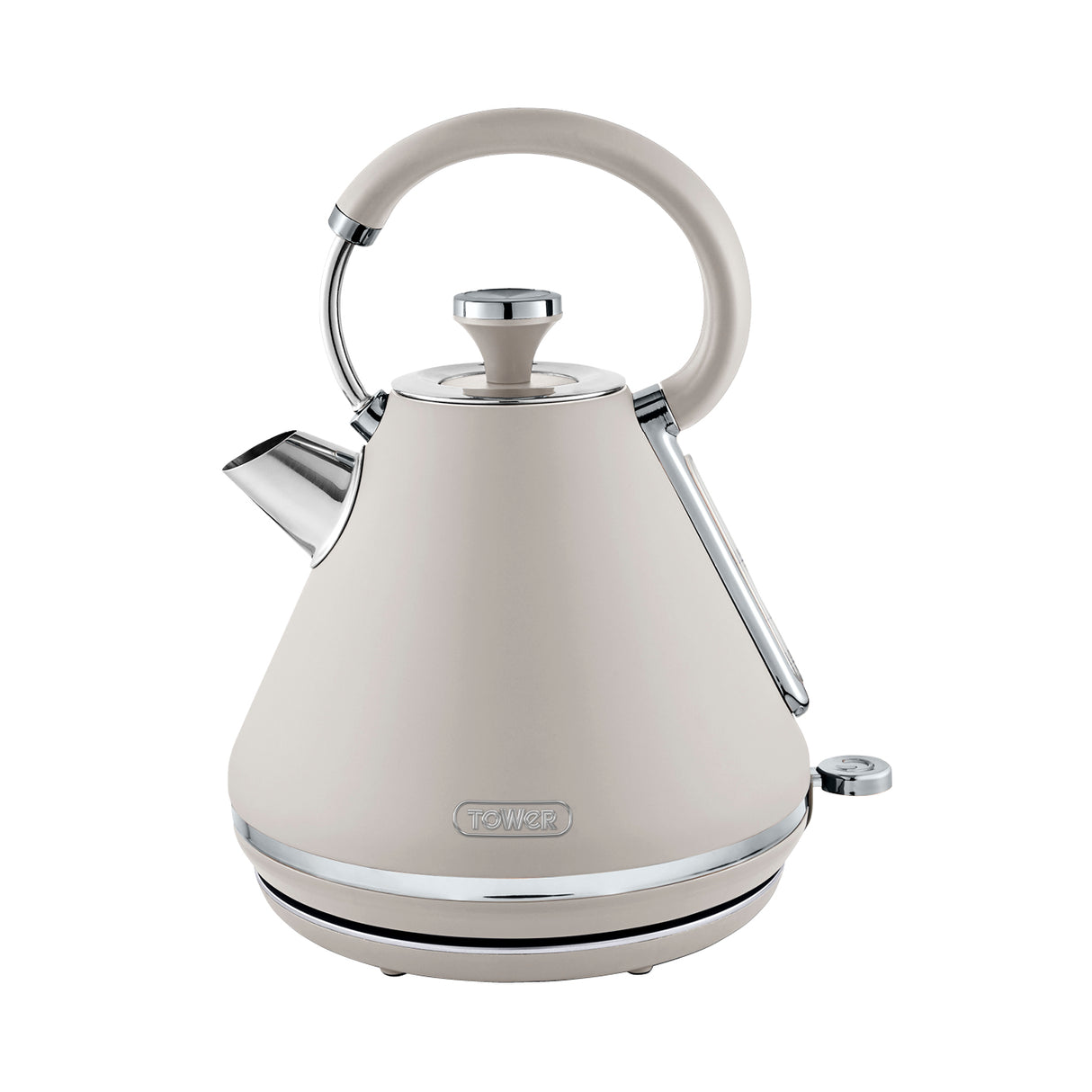 Tower Cavaletto T1004MSH 3000W 1.7L Pyramid Kettle Mushroom/Chrome